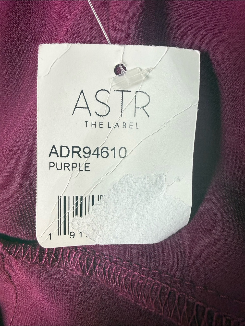 NWT ASTR The Label Purple Flutter Sleeve Midi Dress Medium - Picture 6 of 11